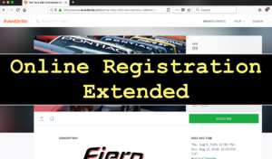 Online Registration Extended